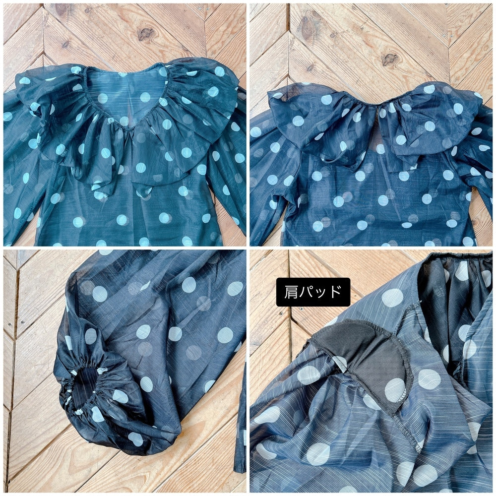 ★Polka Puffブラウス