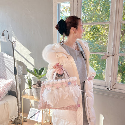 巾着＆トートSET Pom Pom Bunny