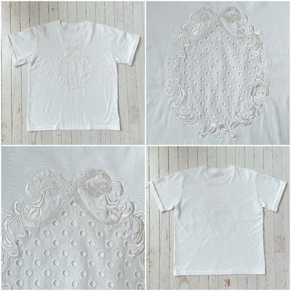 ★リボンEmbroideryTsh