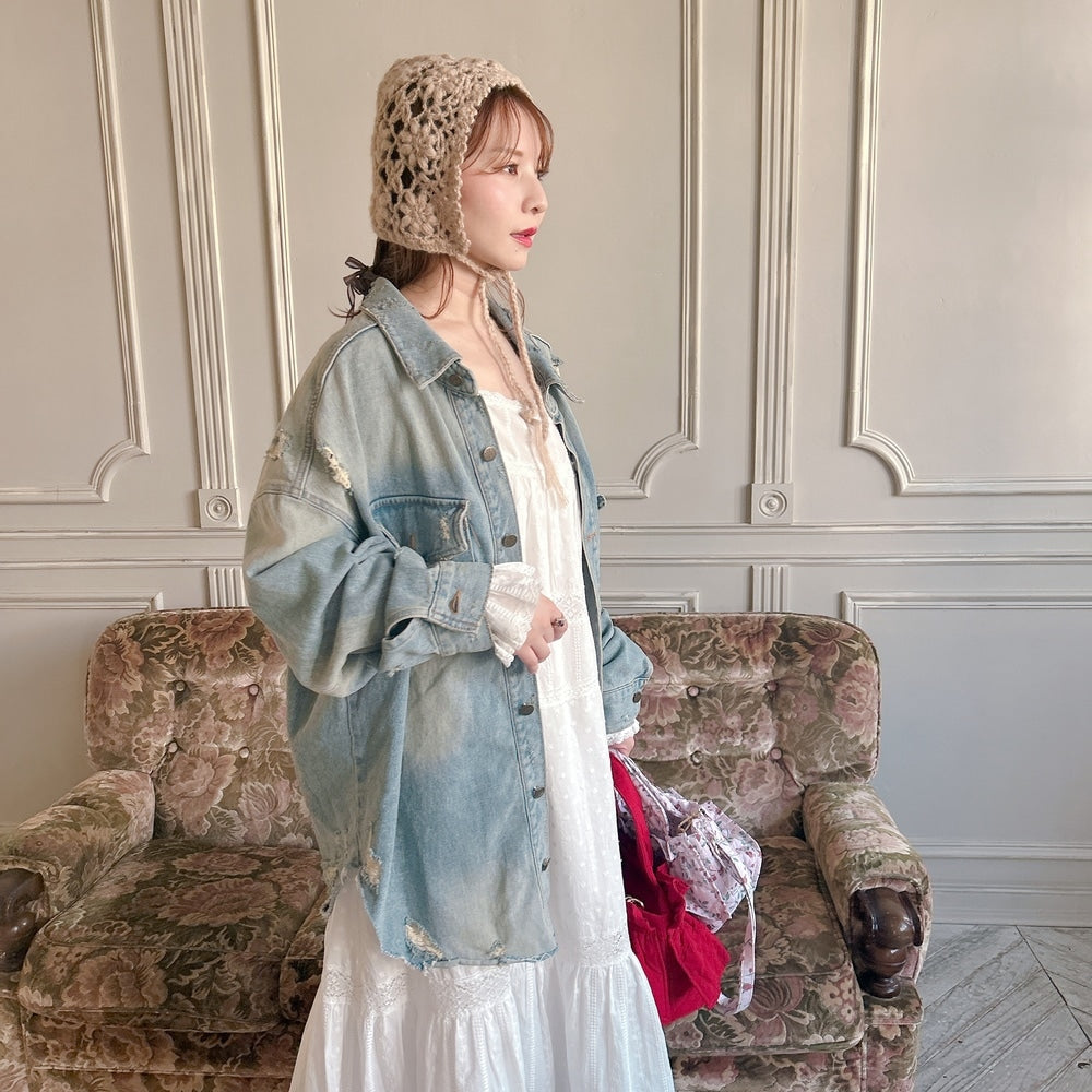 ★コットンレースDollyワンピース