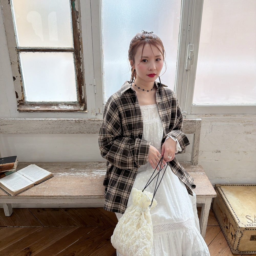 ★Boyfriendネルチェックシャツ