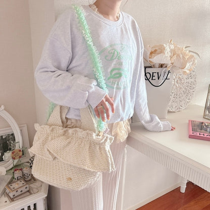 フリルバッグ Tweedy Bebe【アイボリー】1サイズ