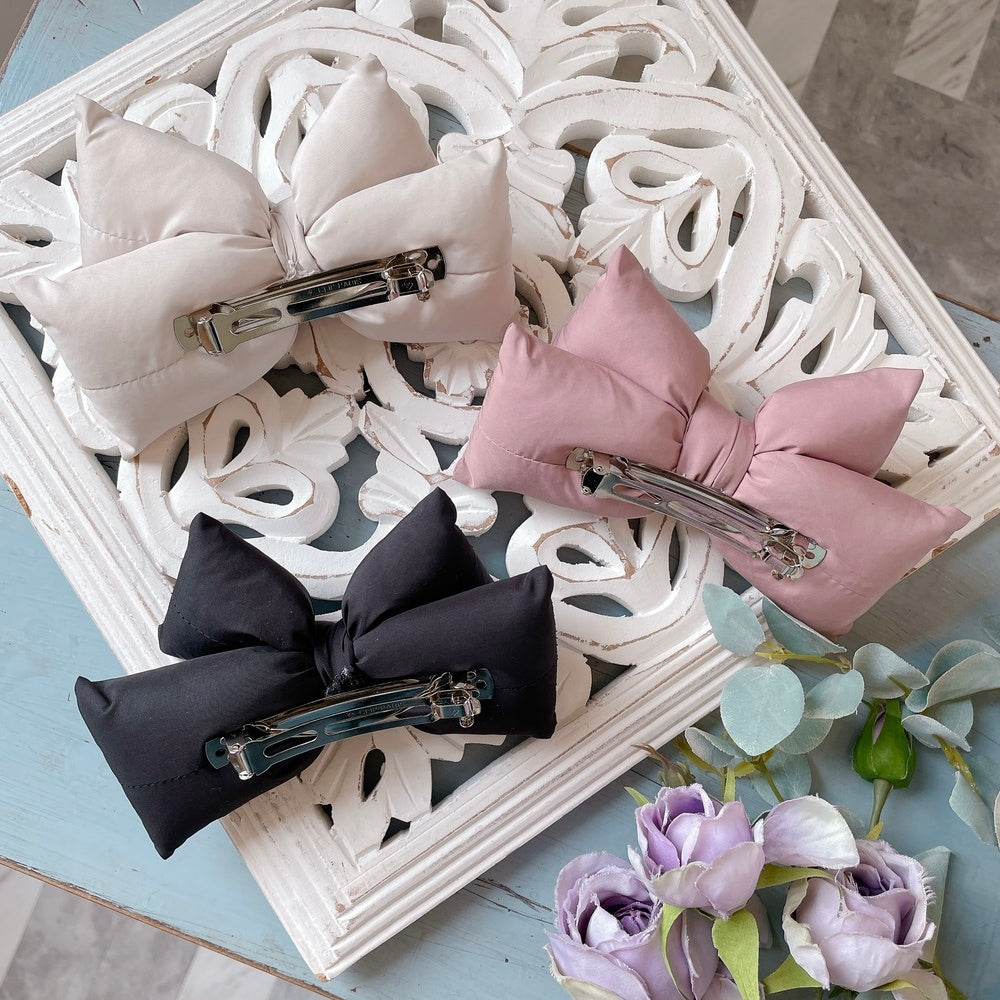 バレッタ Marshmallow Ribbon