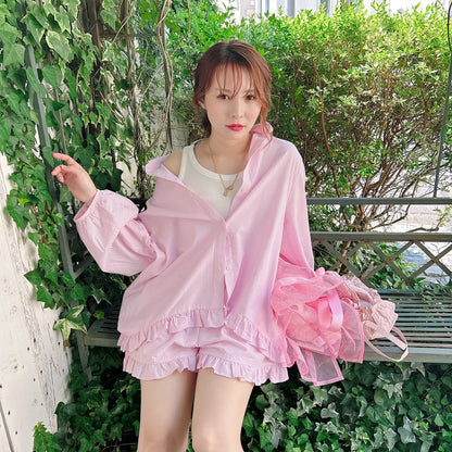 ★Pink Museシャツセットアップ