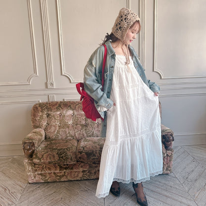 ★コットンレースDollyワンピース