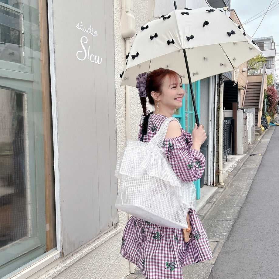 サテンフリルシュシュ Juliette