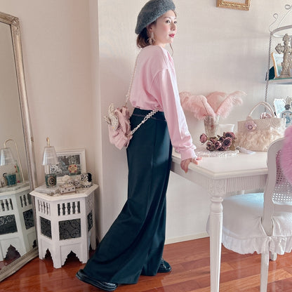 ★Mannishワイドパンツ