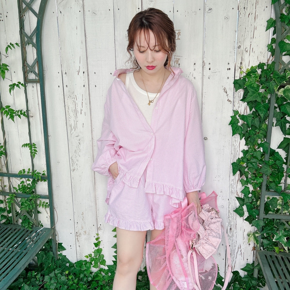 ★Pink Museシャツセットアップ