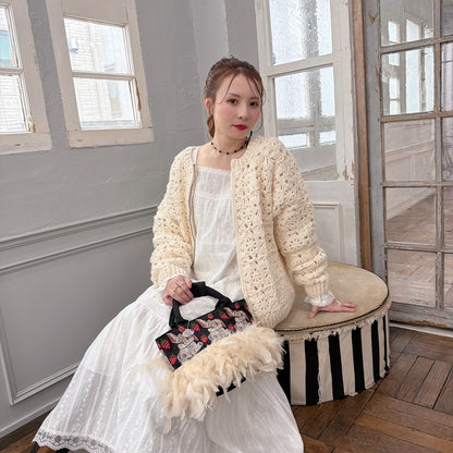 ★Clochetニットブルゾン