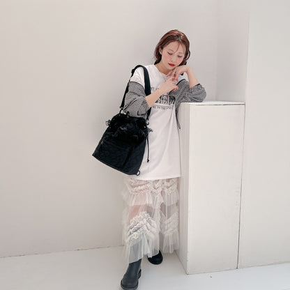 ★Primaシアーフリルスカート