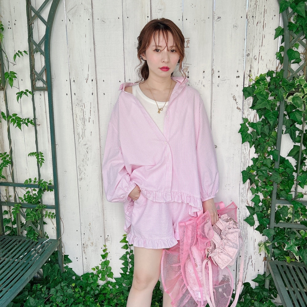 ★Pink Museシャツセットアップ