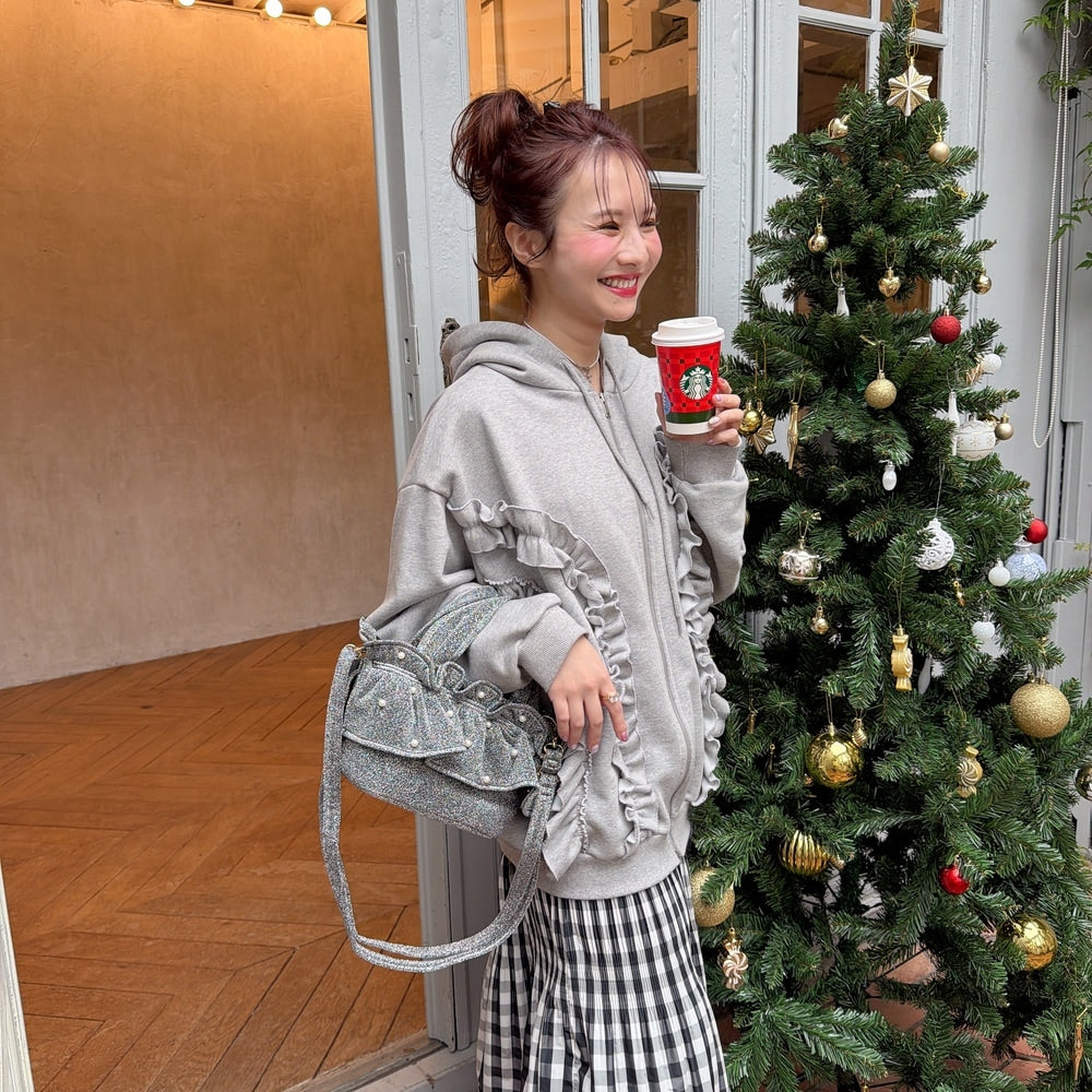 ミディフリルバッグ Pearlette Bebe