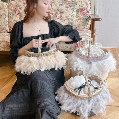 かご&巾着SET Moon Whisper Rattan