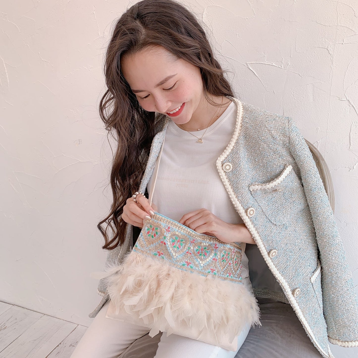 サコッシュ Love Poppy Colorful