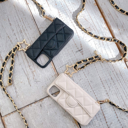 スマホケース Stella Chain ブラック
