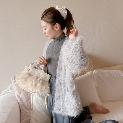 ★Shaggyニットガウン2025