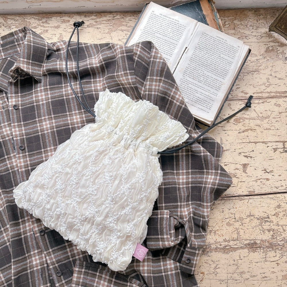 巾着バッグ Shabby Diamond