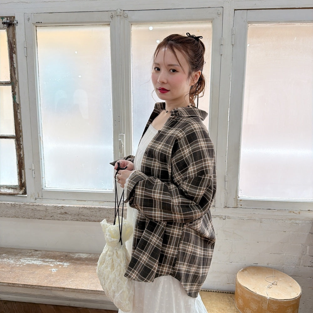 ★Boyfriendネルチェックシャツ