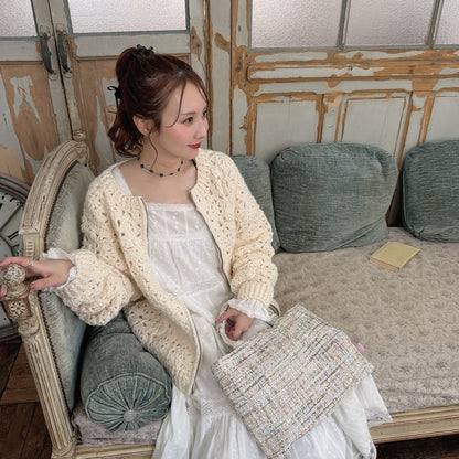 ★Clochetニットブルゾン