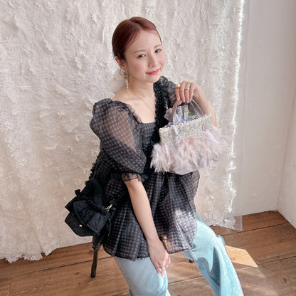 フリルストラップ Odette【太幅】