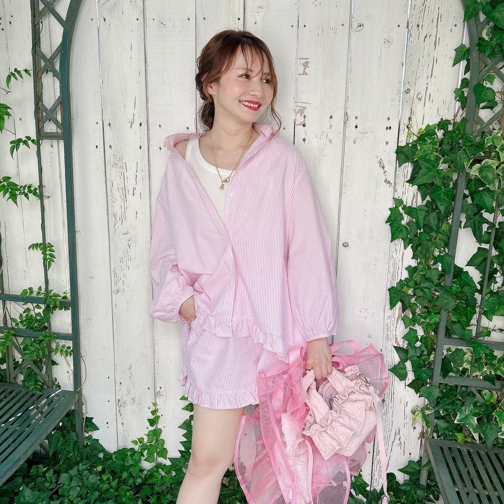 ★Pink Museシャツセットアップ