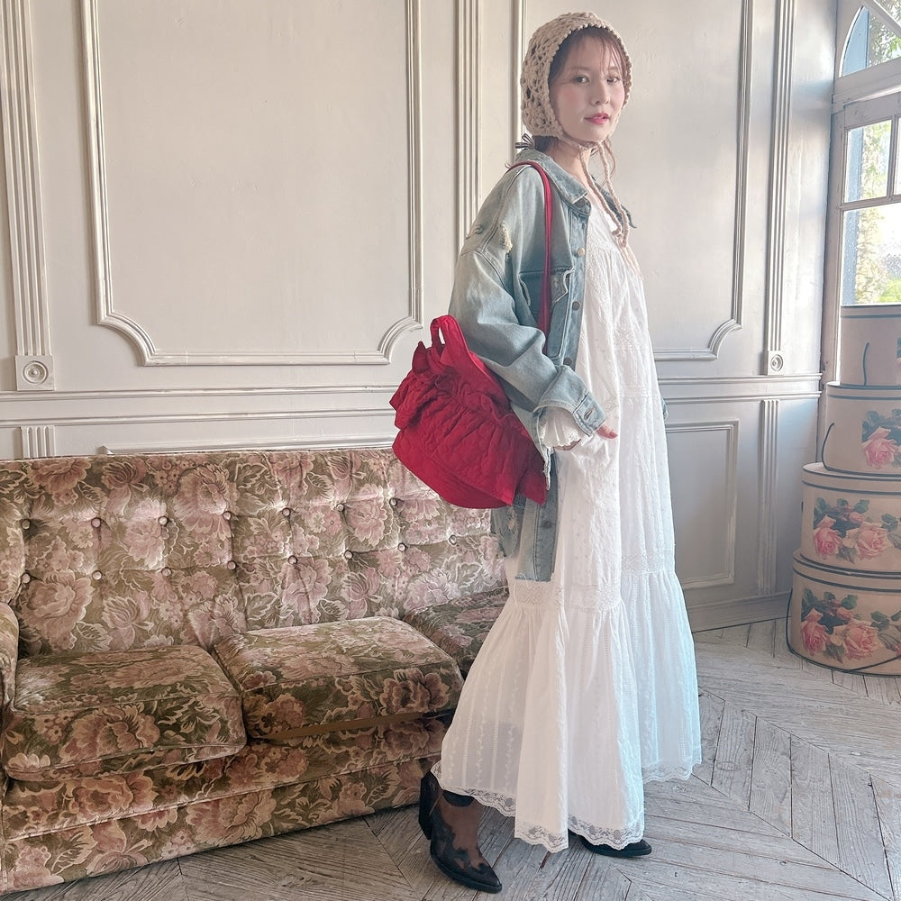 ★コットンレースDollyワンピース