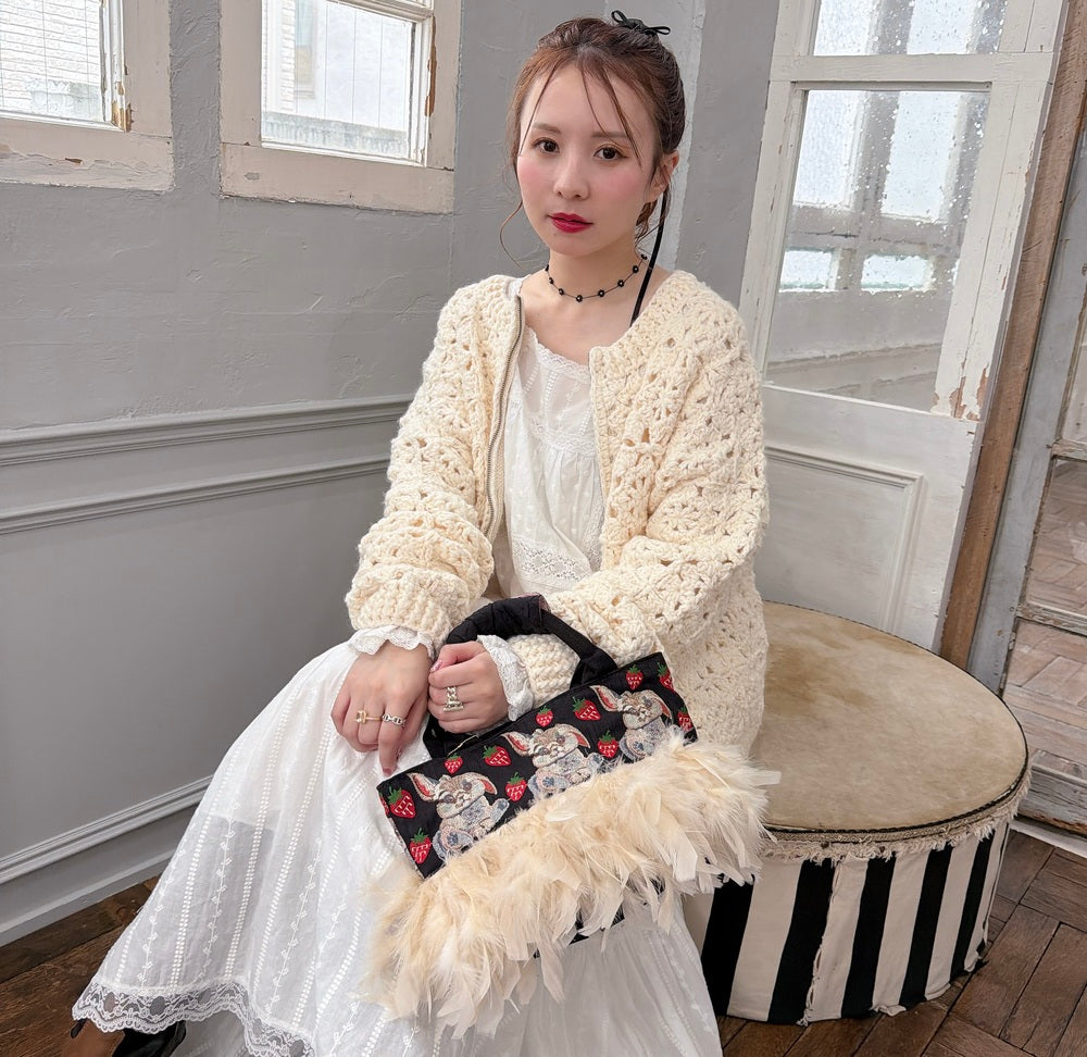 ★Clochetニットブルゾン