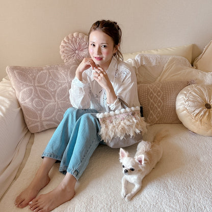 巾着＆トートSET Pom Pom Bunny