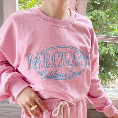 ★BALCELONAスウェット【ピンク】