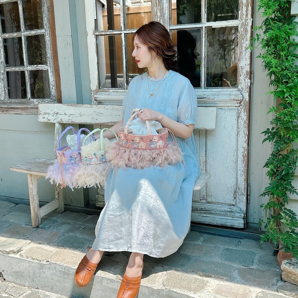 ★Noble Laceリネンワンピース