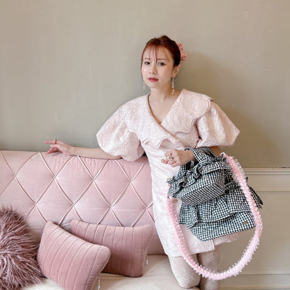 フリルバッグ Quilting Frill Bebe ミニ/レギュラー【ギンガム】