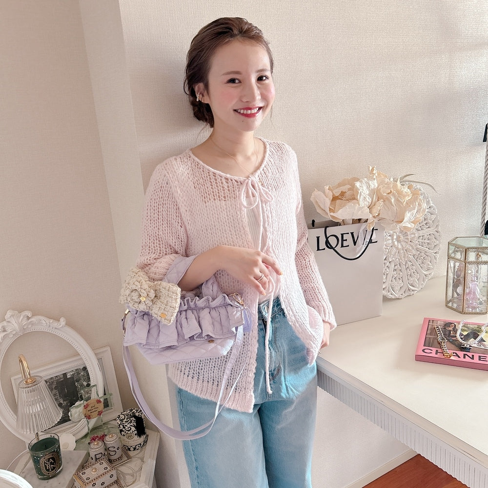 ★Girlyリボンニット