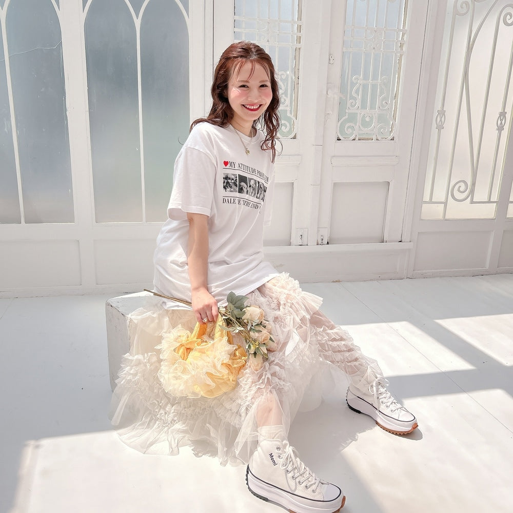 ★Primaシアーフリルスカート