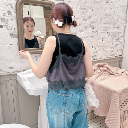 ★Croppedレースビスチェ