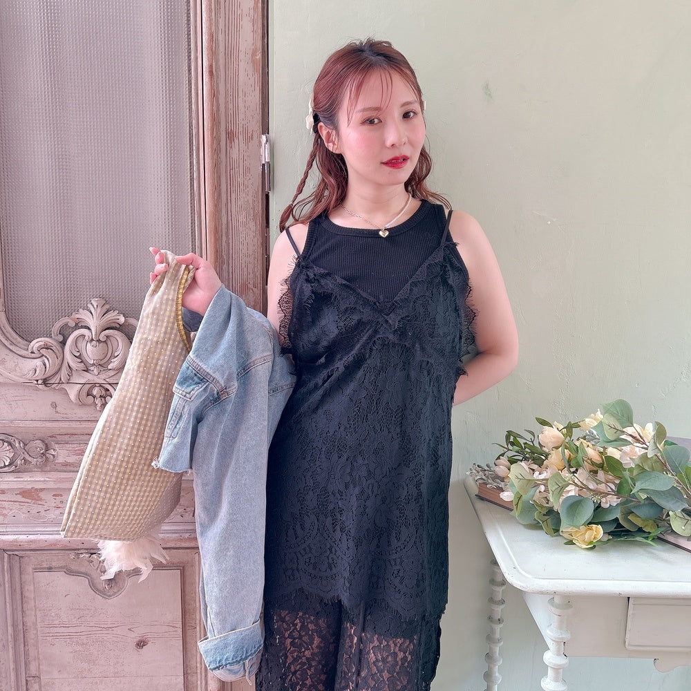 ★Moon Veilレースキャミ