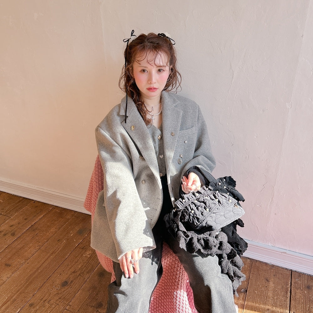 ミディフリルバッグ Pearlette Bebe