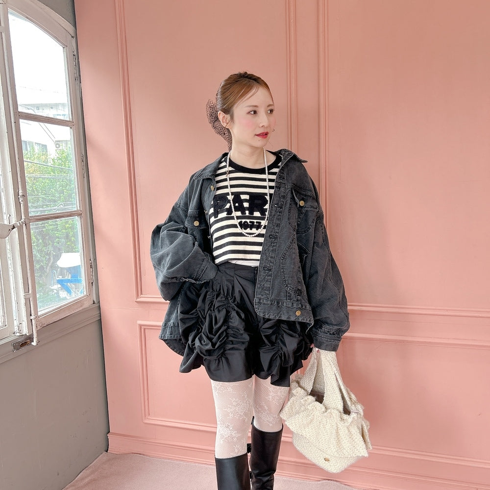 フリルバッグ Tweedy Bebe【アイボリー】1サイズ