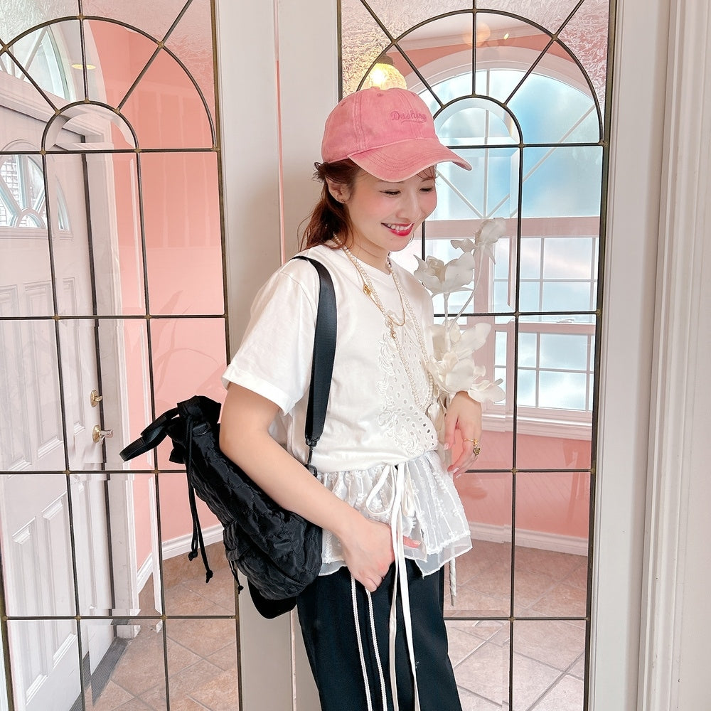 ★リボンEmbroideryTsh