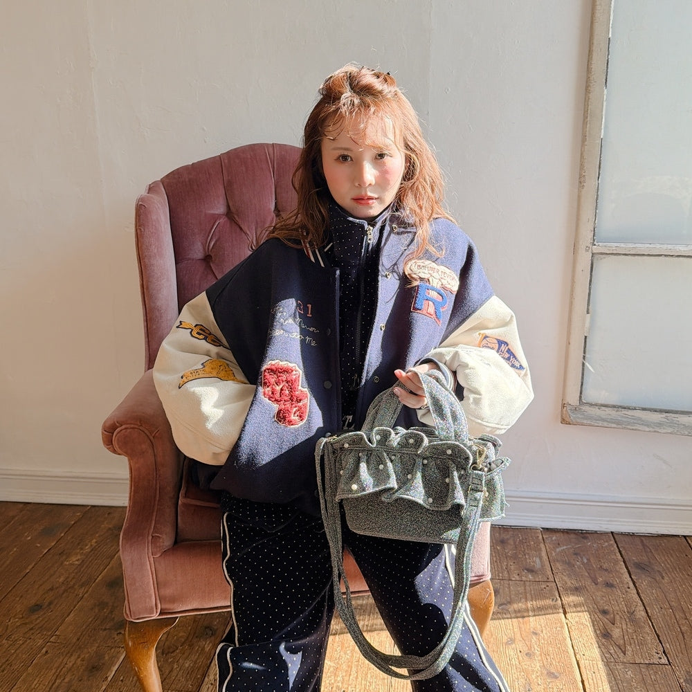 ミディフリルバッグ Pearlette Bebe