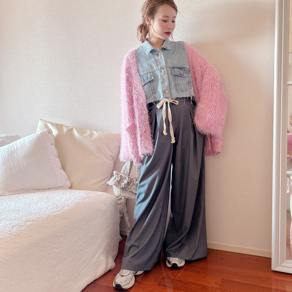 ★Mannishワイドパンツ