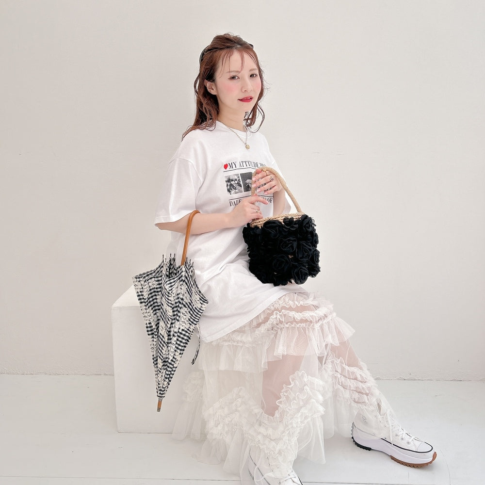 ★Primaシアーフリルスカート