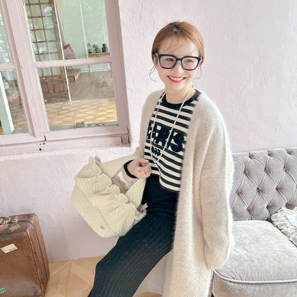 フリルバッグ Tweedy Bebe【アイボリー】1サイズ