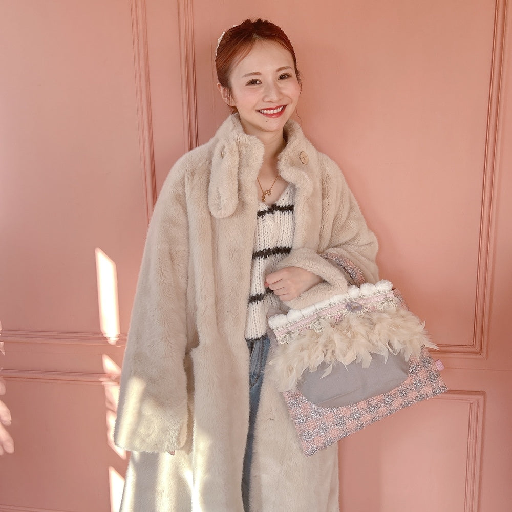 巾着＆トートSET Pom Pom Bunny