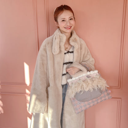 巾着＆トートSET Pom Pom Bunny