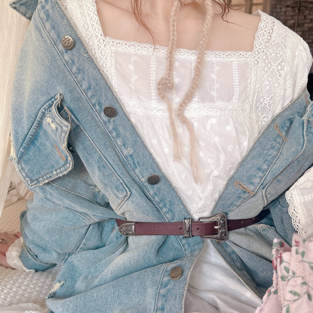 ★コットンレースDollyワンピース