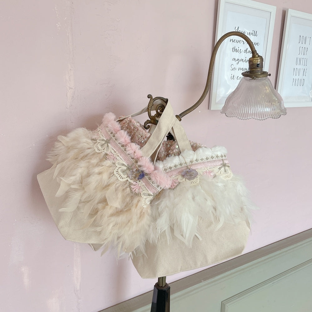 巾着＆トートSET Pom Pom Bunny