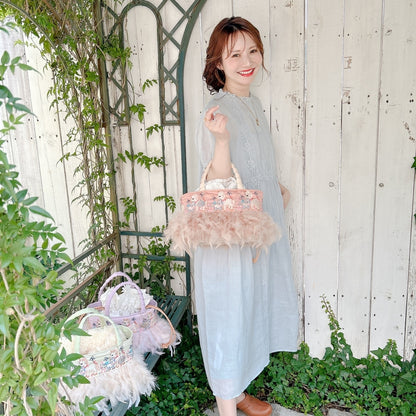 ★Noble Laceリネンワンピース