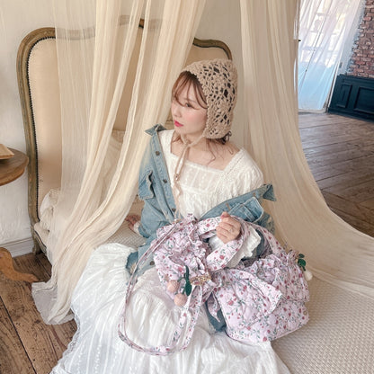 ★コットンレースDollyワンピース