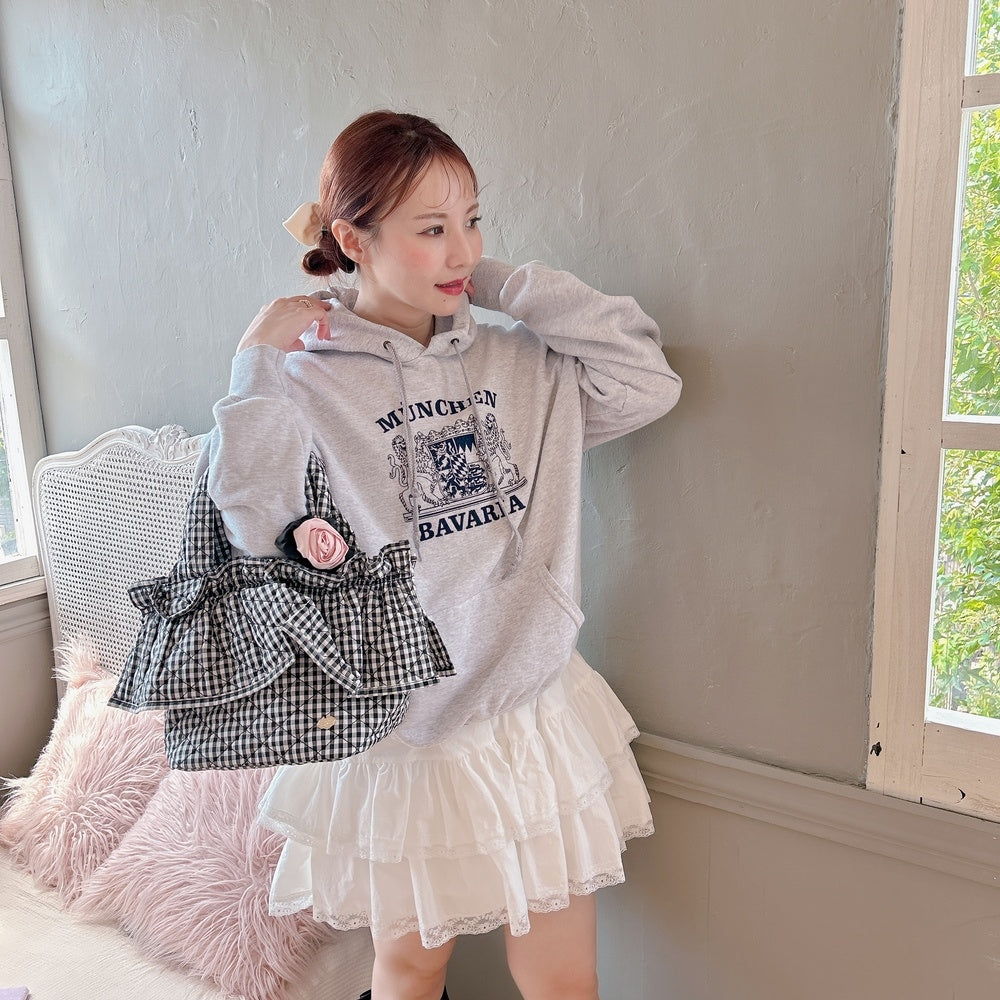 フリルバッグ Quilting Frill Bebe ミニ/レギュラー【ギンガム】