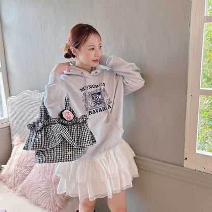 フリルバッグ Quilting Frill Bebe ミニ/レギュラー【ギンガム】